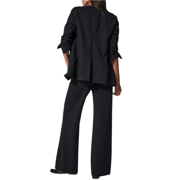 Spanx Women's Classic Black Perfect Collarless Blazer Size L - Picture 2 of 10